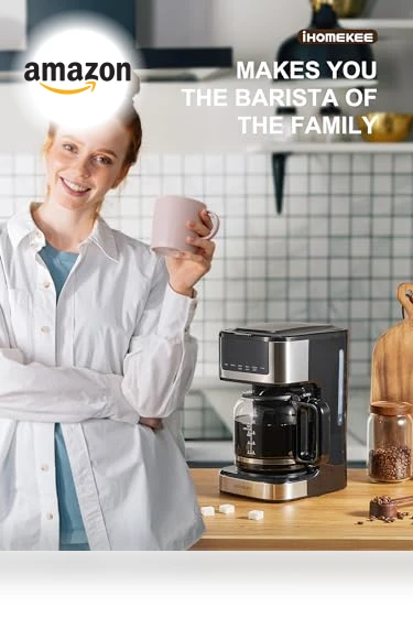 Programmable Drip Coffee Maker — Brewing Excellence, Ihomekee