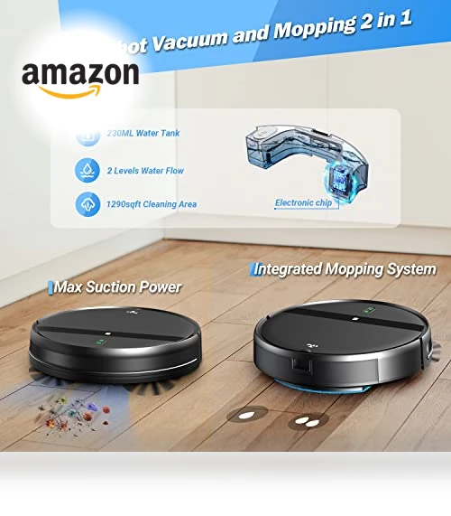 Robot Vacuum and Mop Combo — Smart Cleaning Robots, Kilgone