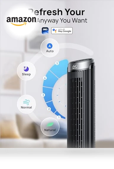 Smart Tower Fan — Ceiling Fans, Dreo
