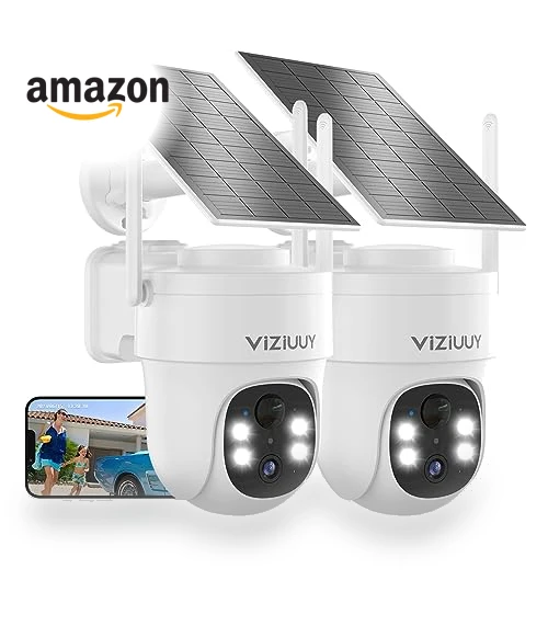 Solar Security Cameras Wireless Outdoor — Security Cameras, VIZIUUY