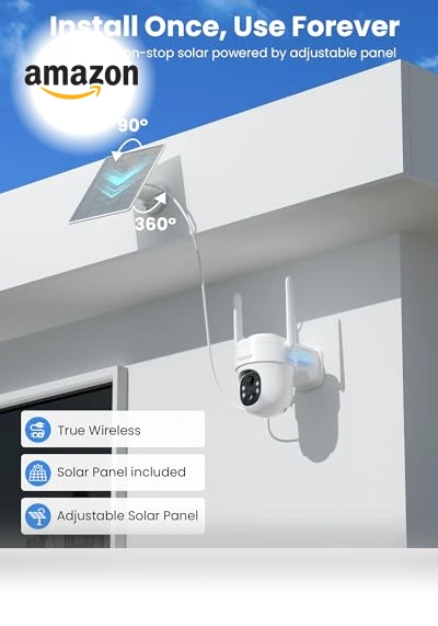 Solar Security Cameras Wireless Outdoor — Security Cameras, VIZIUUY