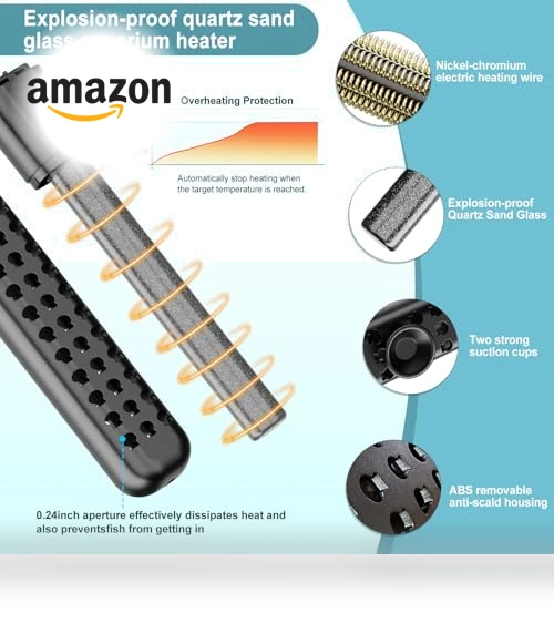 Submersible Aquarium Heater — Heaters & Chillers, HANLESHUKA