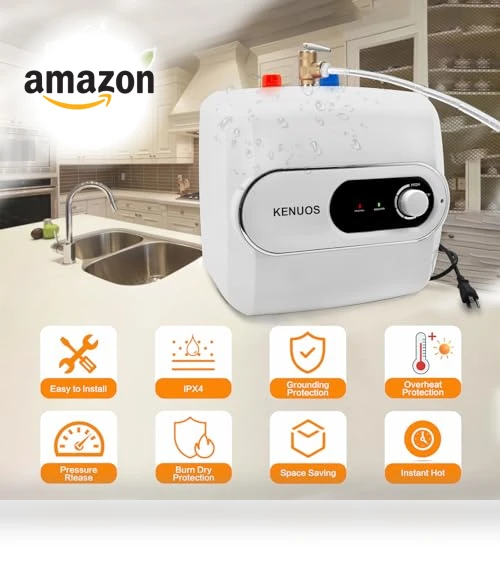 Under Sink Instant Hot Water Heater — Water Heaters, KENUOS