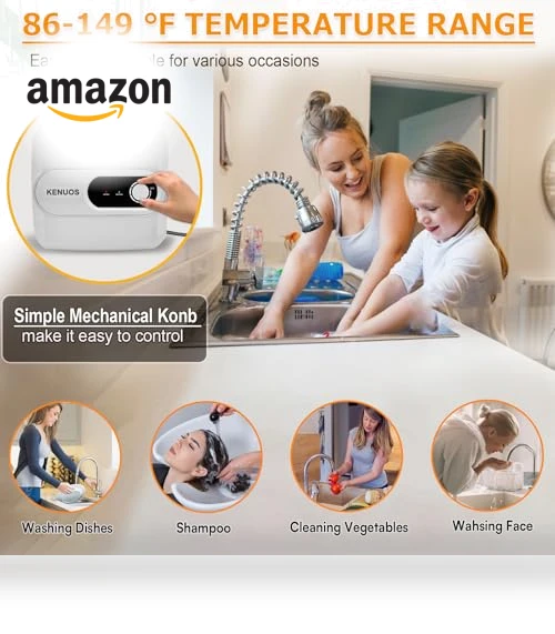 Under Sink Instant Hot Water Heater — Water Heaters, KENUOS
