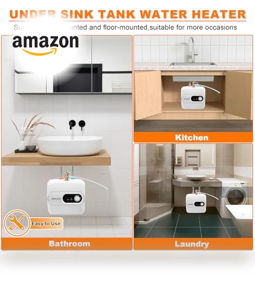 Under Sink Instant Hot Water Heater — Water Heaters, KENUOS