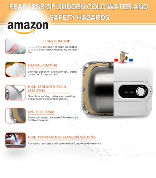 Under Sink Instant Hot Water Heater — Water Heaters, KENUOS