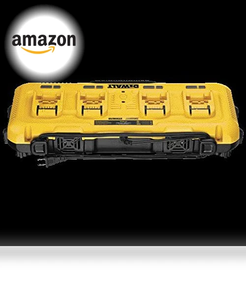 4-Port Rapid Charger — Power Up, DEWALT
