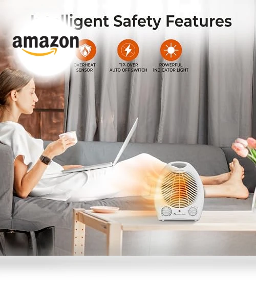 Electric Fan-Forced Portable Space Heater — Portable Heating Solutions, Comfort Zone