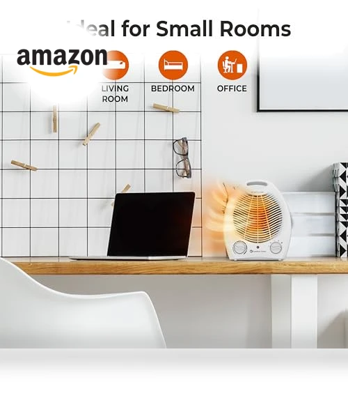 Electric Fan-Forced Portable Space Heater — Portable Heating Solutions, Comfort Zone
