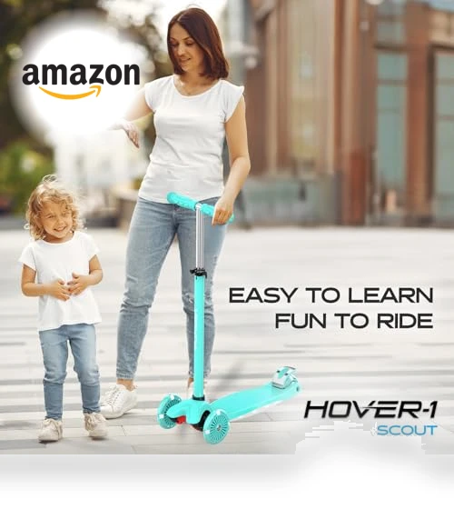 Folding Kick Scooter for Kids — Push Scooters, Hover-1