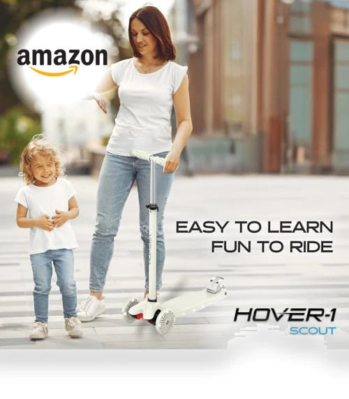 Folding Kick Scooter for Kids — Push Scooters, Hover-1