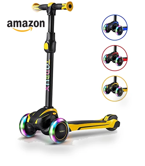 Kids Scooter with Light Up Wheels — Kids' Bikes, TONBUX