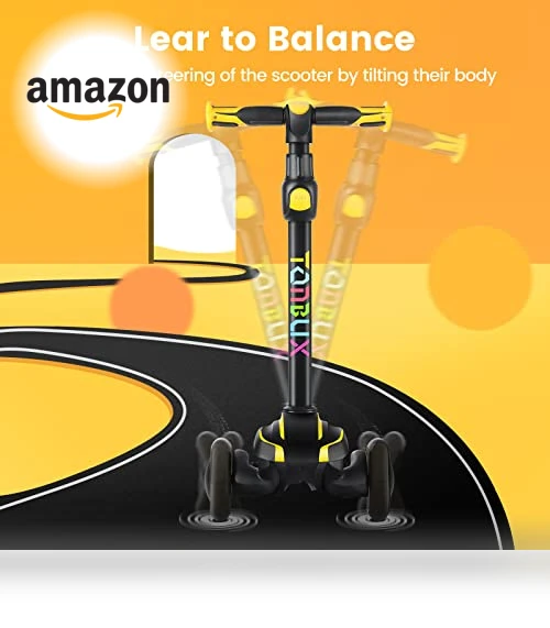 Kids Scooter with Light Up Wheels — Kids' Bikes, TONBUX