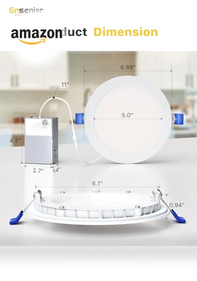 LED Recessed Ceiling Light — Commercial Lighting Solutions, Ensenior