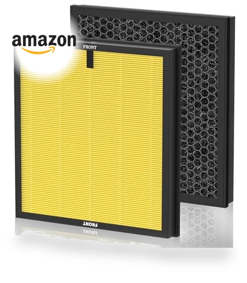 Replacement H14 HEPA Air Filters — Activated Carbon Air Purifiers, DAYETTE