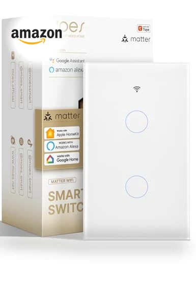 Smart Touch Wall Light Switch — Dimmer Switches, MOES