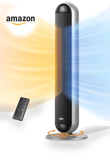 Tower Fan and Heater Combo — Desktop Cooling Solutions, Dreo
