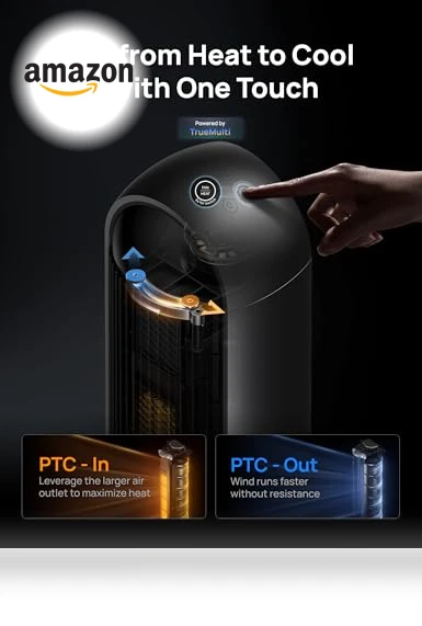 Tower Fan and Heater Combo — Desktop Cooling Solutions, Dreo