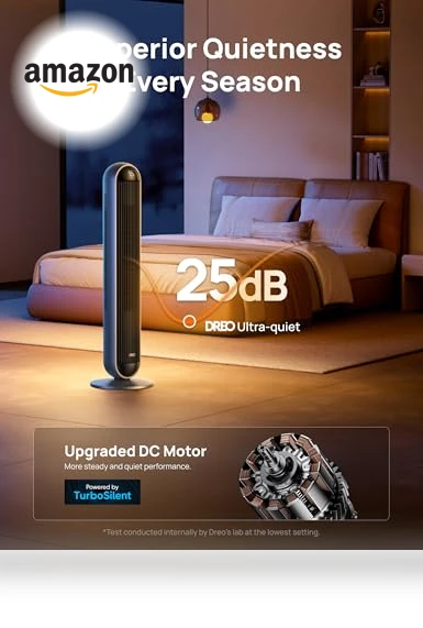 Tower Fan and Heater Combo — Desktop Cooling Solutions, Dreo