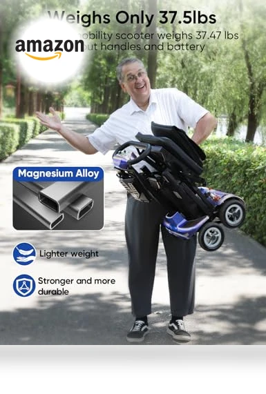 Ultra Lightweight Folding Mobility Scooter — Push Scooters, Snxyda