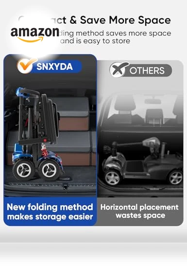 Ultra Lightweight Folding Mobility Scooter — Push Scooters, Snxyda
