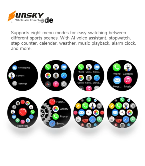1.43 inch AMOLED Screen Smart Watch — Smartwatches, LEMFO