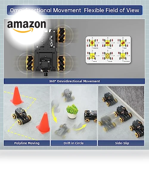 AI Vision Robot Car Kit — Robotic Enhancements, Hiwonder