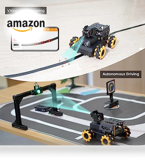 AI Vision Robot Car Kit — Robotic Enhancements, Hiwonder