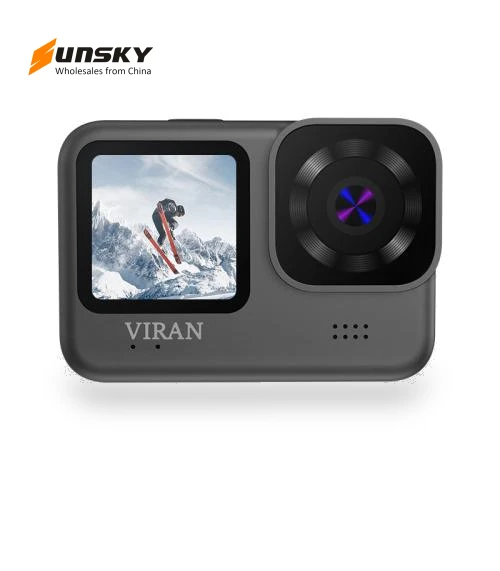 Dual-Color Screen 5K HD Waterproof Sports Camera — Wearable Cameras, VIRAN