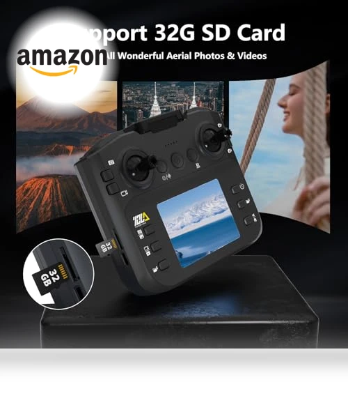 Foldable RC Drone with LCD Screen — Drones, Toladrone