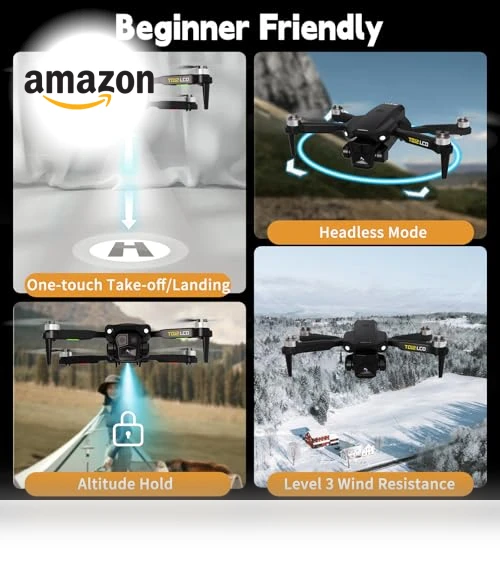 Foldable RC Drone with LCD Screen — Drones, Toladrone