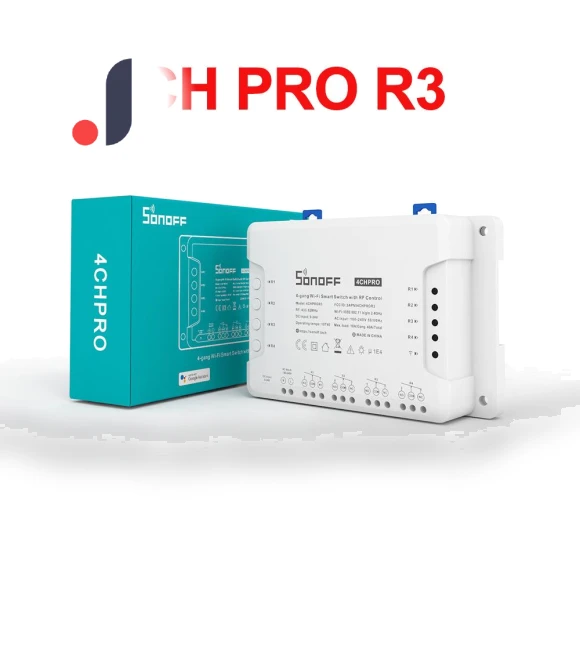 4-Channel Smart Switch — Smart Home Hubs & Controllers, Sonoff