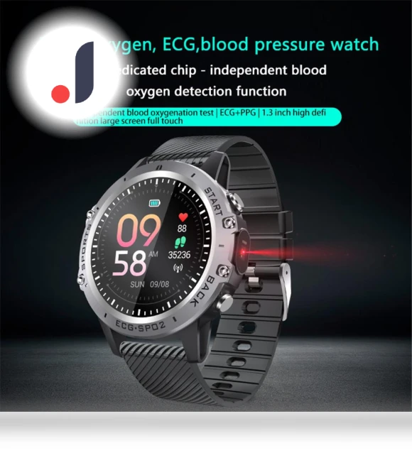 Medical Smartwatch with ECG, PPG, SPO2, and Blood Pressure Monitoring — Smartwatches, SCIONE