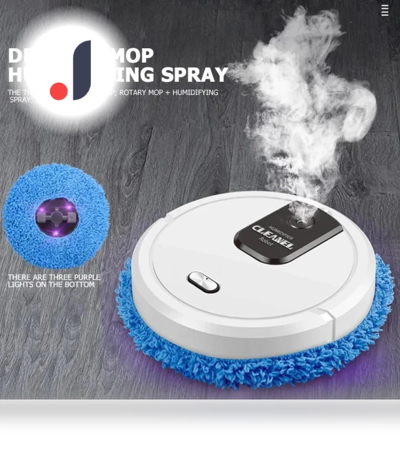Smart Robot Vacuum for Sweeping and Mopping — Smart Cleaning Robots, Chic Interiors