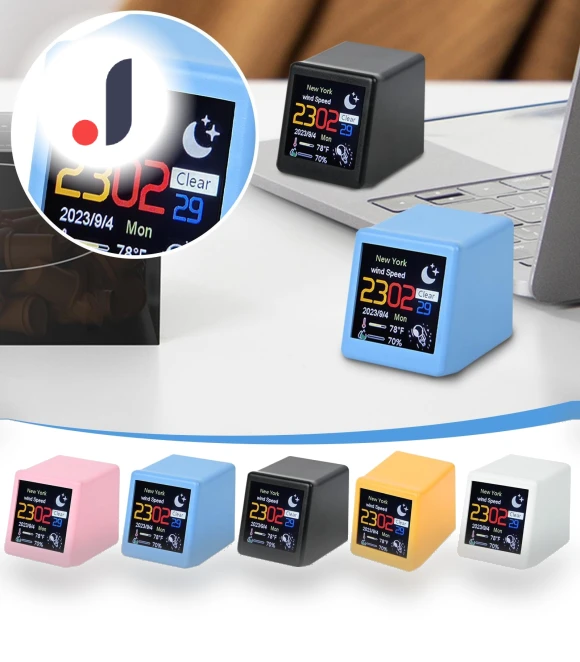 Smart WiFi Desktop Clock with Weather Display — Clocks, Superman Joe