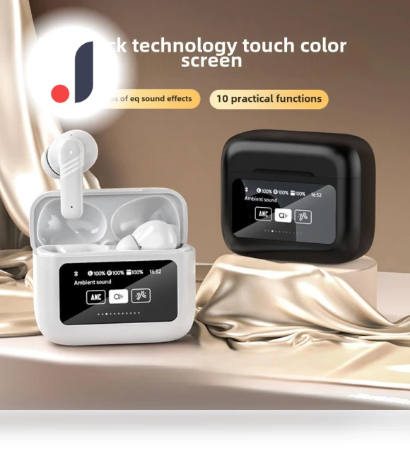 Wireless Bluetooth Headphones with Noise Cancelling — In-Ear Headphones, QUEED