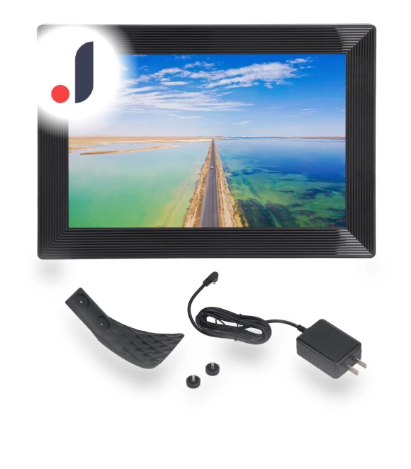 Digital Photo Frame 10.1 WiFi with Touch Screen IPS and Auto-Rotate Function — Digital Frames, Zeblaze