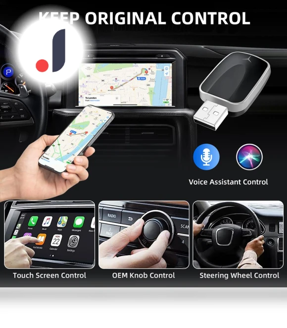 Wireless Carplay AI Box Android Auto Plug And Play — Car Accessories & Gadgets, MAOZUA01