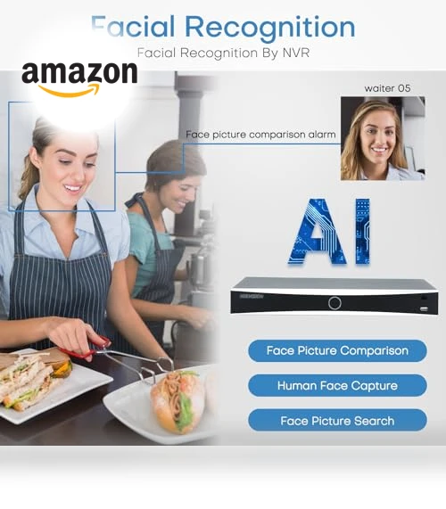 16 Channel 4K ACU-Sense PoE NVR with 8X 4MP Dual Mic IP Cameras — Complete Surveillance Systems, HIKV