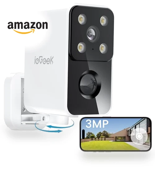 Security Camera Wireless Outdoor Pan Rotating — Security Cameras, iegeek