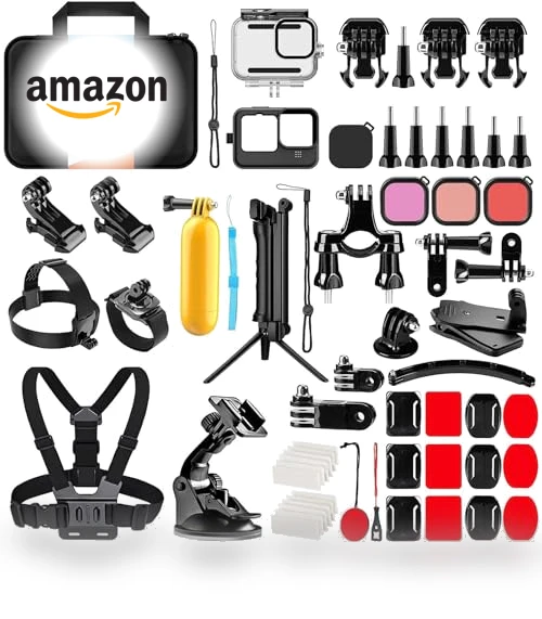 Action Camera Accessories Kit — Wearable Cameras, HONGDAK