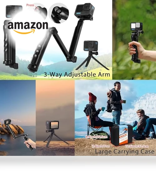 Action Camera Accessories Kit — Wearable Cameras, HONGDAK