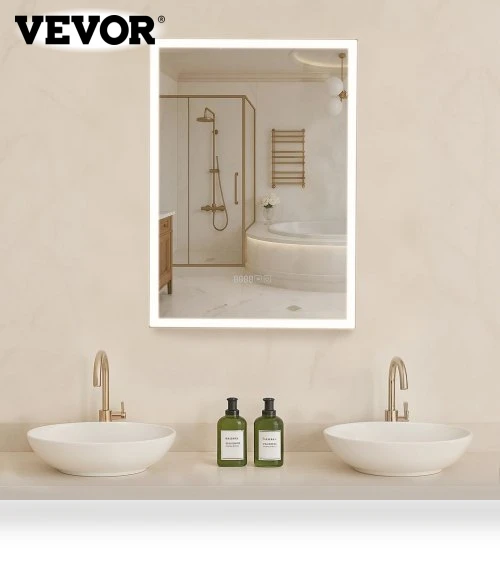 Lighted Mirror Medicine Cabinet — Medicine Cabinets, VEVOR