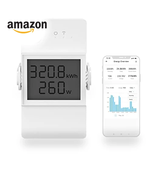 WiFi Smart Light Switch with Energy Monitoring — Smart Home Modules, Sonoff
