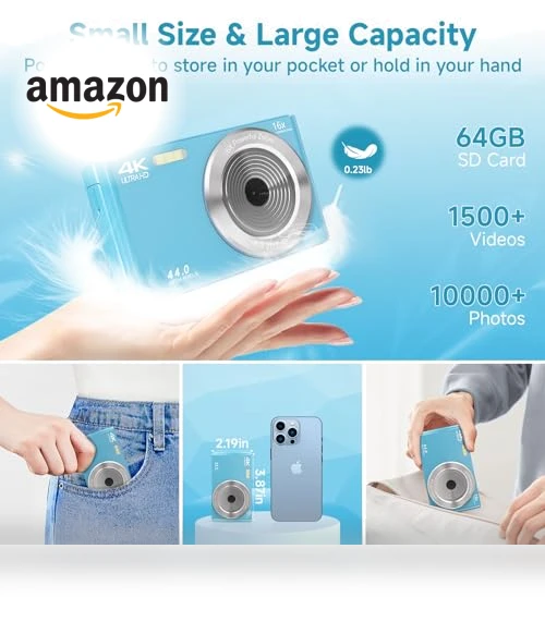 Digital Camera for Teens — Compact Digital Cameras, SMARTKLIK