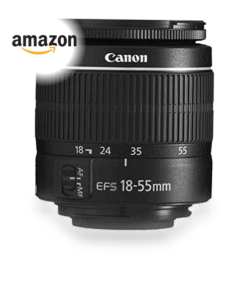 DSLR Camera with 18-55mm Lens and Accessories — Professional DSLR Cameras, Canon