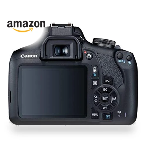 DSLR Camera with 18-55mm Lens and Accessories — Professional DSLR Cameras, Canon