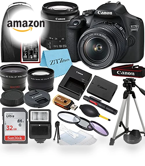 DSLR Camera with Lens and Accessories Bundle — Professional DSLR Cameras, Canon