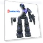 Remote Control Robocop Firing Bullet Programming Robot with Sound Light — Interactive Figures & Robots, JJRC