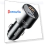 120W Car Charger with Digital Display — CarPlay Adapters by ESSAGER